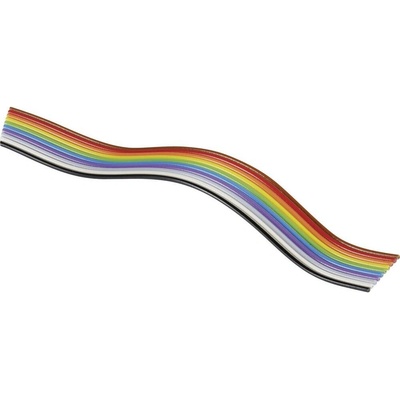 BKL Electronic 10120164 plochý kabel Rastr 1.27 mm 40 x 0.08 mm² barevná metrové zboží
