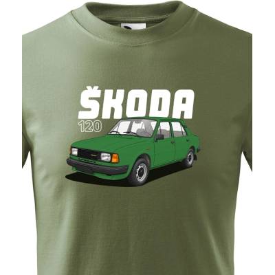 Dětské tričko Škoda 120Motiv 2 MilitaryCanvas Dětské tričko Bezvatriko.cz 3399