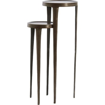 Light & Living Метални кръгли странични масички в комплект от 2 бр. 35x35 cm Tobias - Light & Living (6772483)