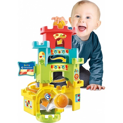 CLEMENTONI Baby Kuličkový hrad s dráhou