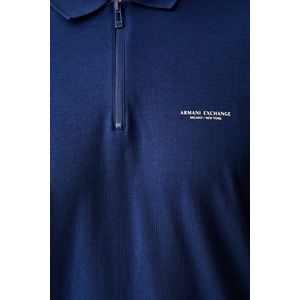 Giorgio Armani тениска с яка мъжка от памук с еластан (XM003422.AF26650) - answear - 158,23 лв