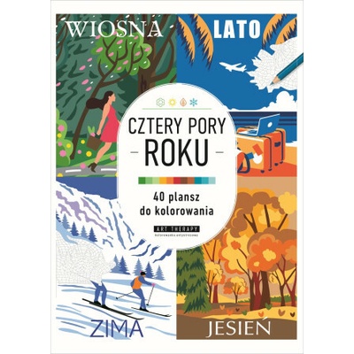 Cztery pory roku. Kolorowanka antystresowa