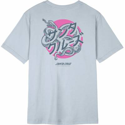 SANTA CRUZ SERPENT JAPANESE DOT TEE Sea Ice
