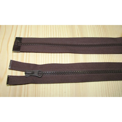 Zips kostenný hnedá 5mm deliteľný 45cm