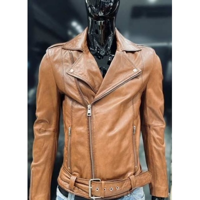 Max Original Leather Dámska kožená bunda MADI NEW Red