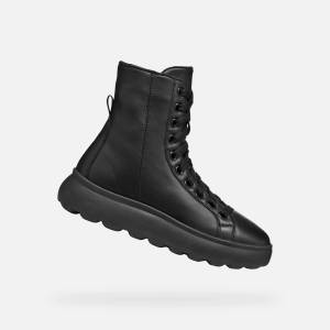Geox Черни дамски боти Geox Spherica EC4.1 Geox | Cheren | ЖЕНИ | 35