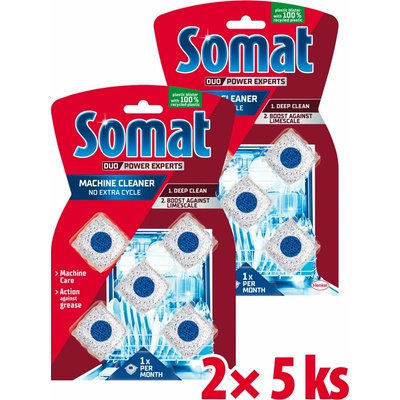 Somat čistič umývačky v tabletách 2 × 5 ks