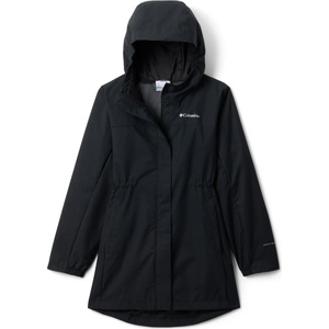 Columbia Детско водоустойчиво яке Columbia Kid's Hikebound Long Jacket Waterproof jacket - Black - размер XS (703-6869-0112)