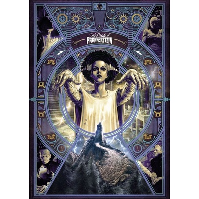 FaNaTtik | Bride of Frankenstein - Art Print Poster Limited Edition 42 x 30 cm