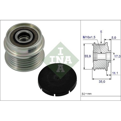 Předstihová spojka Schaeffler INA 535 0005 10