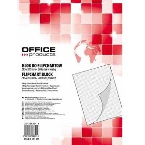 Office Products Blocks for Flipchart 58.5 x 81cm. 20 sheets (20135829-14)