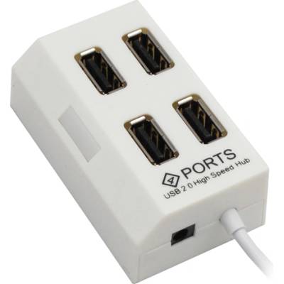 USB хъб No Brand, USB 2.0, 4 Порта, Различни цветове - 12055 (12055)