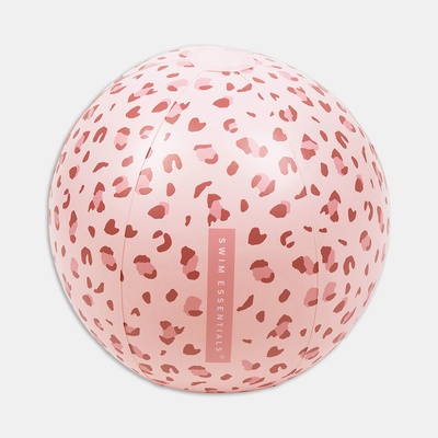 Swim Essentials Nafukovacia lopta Leopard staroružový 51 cm