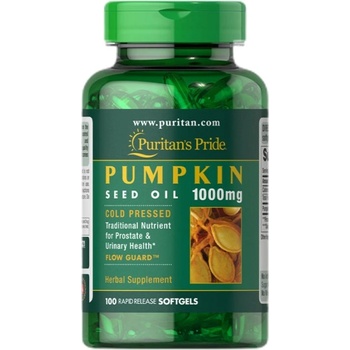 Image 1 of Puritan's Pride Pumpkin Seed Oil 1000 mg [100 Гел капсули]