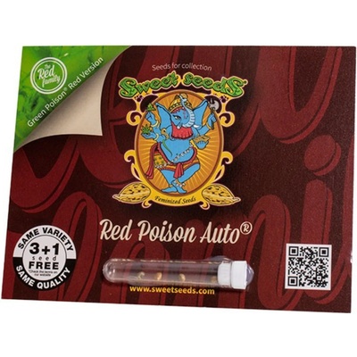 Sweet Seeds Red Poison AUTO semienka neobsahujú THC 100 ks