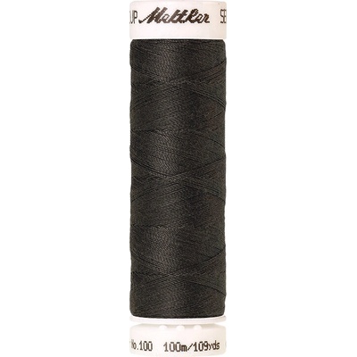 Nitě SERALON 100m na univerzální šití, polyester AMANN Mettler - více barev 6677: 1360 tmavě šedá