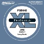 D'Addario PSB045 Еденична струна за бас китара