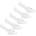 Slazenger Дамски чорапи Slazenger Invisible 5 Pack Socks Ladies - White