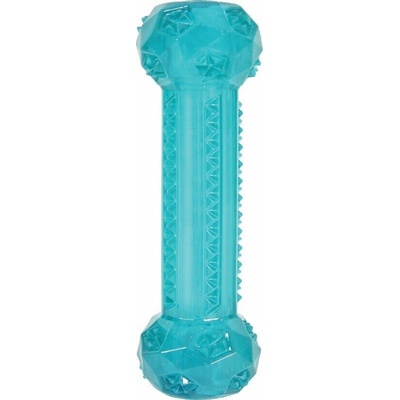 Zolux Hračka pes kost TPR Pop Stick 25 cm tyrkys