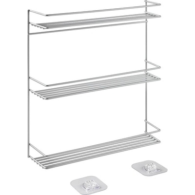 Metaltex Paprika organizér na kořenky stříbrná 32 cm 33 cm 8 cm
