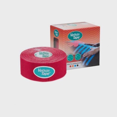 Vetkin Tape Tejpovací páska pro psy červená 3 cm x 5 cm