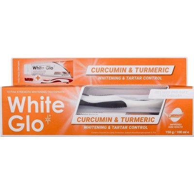 White Glo Curcumin & Turmeric 150g