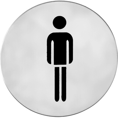 Piktogram ACT Páni samolepící K (nerez) DOPRODEJ