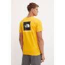 The North Face Памучна тениска The North Face S/S Redbox Tee в жълто с принт NF0A87NPZU31 (NF0A87NPZU31)