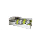 Bogdan Furniture I Легло Mod 5041 за матрак 90/200 см, Дъб крафт бял