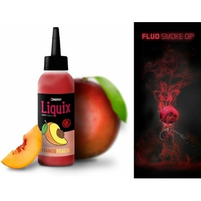 Delphin Fluo Dip D Snax Liquix Mango Broskyňa 100 ml