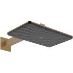 Hansgrohe Raindance Alive Q - Душ за глава, 21x34 см, 2 струи, EcoSmart, матиран бронз 24551140 (24551140)