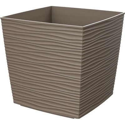 Gardino Květináč FINESA 25 x 25 x 23 cm mocca