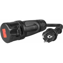Green Cell adaptér červená CEE 16A 400V na 230V Schuko IP44 EVAK01
