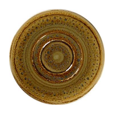RAK Porcelain Spot podšálek 15 cm, hnědý granát