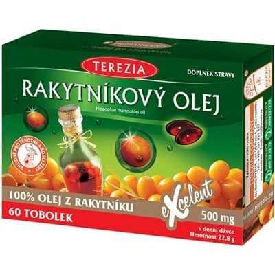 Terezia Company Rakytníkový olej excelent 500 mg 60 kapsúl