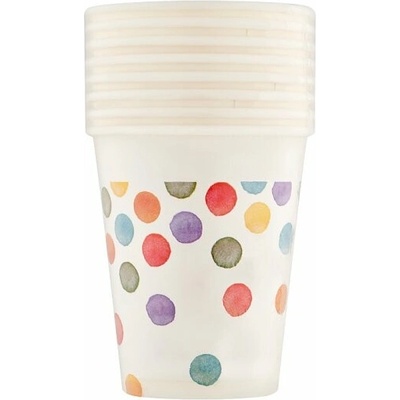 Decorata Party Bodkovaný papierový pohár 200 ml