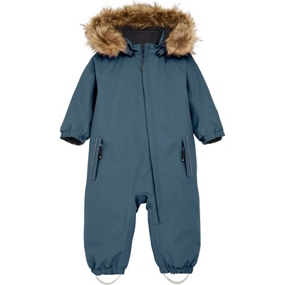 Color Kids Детска грейка Color kids Baby's Coverall with Fake Fur Overall - Stormy Weather - размер 98 (EU) (702-4525-0315)