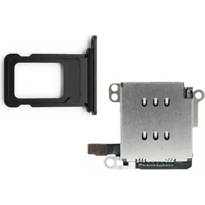 iPhone XR dual čítačka SIM+ tray černý