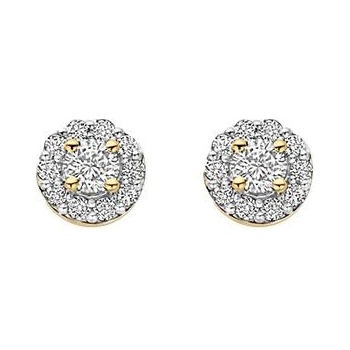 Blush Златни обеци с диаманти Blush LG7011Y (LG7011Y)