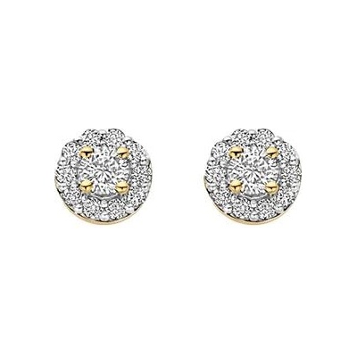 Blush Златни обеци с диаманти Blush LG7011Y (LG7011Y)