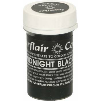 CakeSupplies Gélová farba Midnight Black Čierna 25 g
