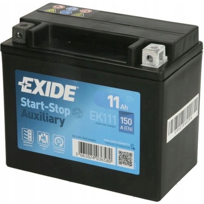 Exide Start-Stop 12V 11Ah 150A EK111