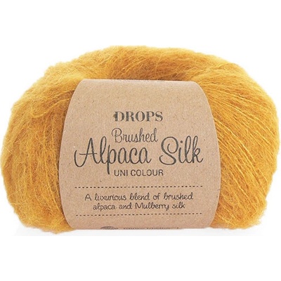 Příze DROPS Brushed Alpaca Silk 19 - kari