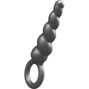 ToyJoy Buttocks The Screw Metallic Silicone Plug Grey