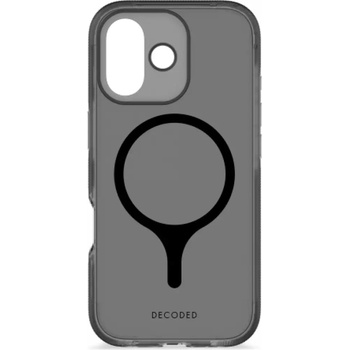 Decoded Прозрачен калъф Decoded DropTec с заден капак MagSafe за iPhone 17 - черен (D26IPO17BCT2FK)