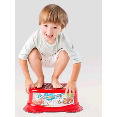 Tega Dětské protiskluzové stupátko do koupelny Sova šedé