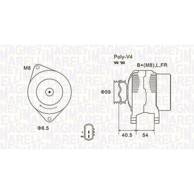 Generátor MAGNETI MARELLI 063731927010
