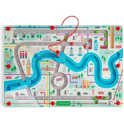 Bigjigs Toys Magnetické bludisko Londýn