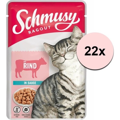 Schmusy Ragout консерви говеждо в сос 22 x 100 г