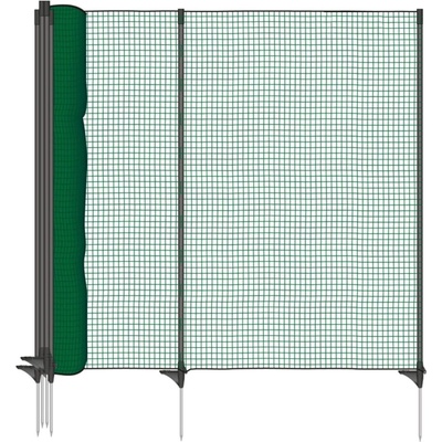 VNT electronics s.r.o. Univerzální zelená ohradníková síť, nevodivá FIX, délka 15 m, výška 90 cm